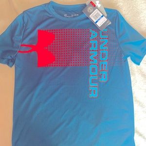 New with tags boys XL UNDER AROUR shirt